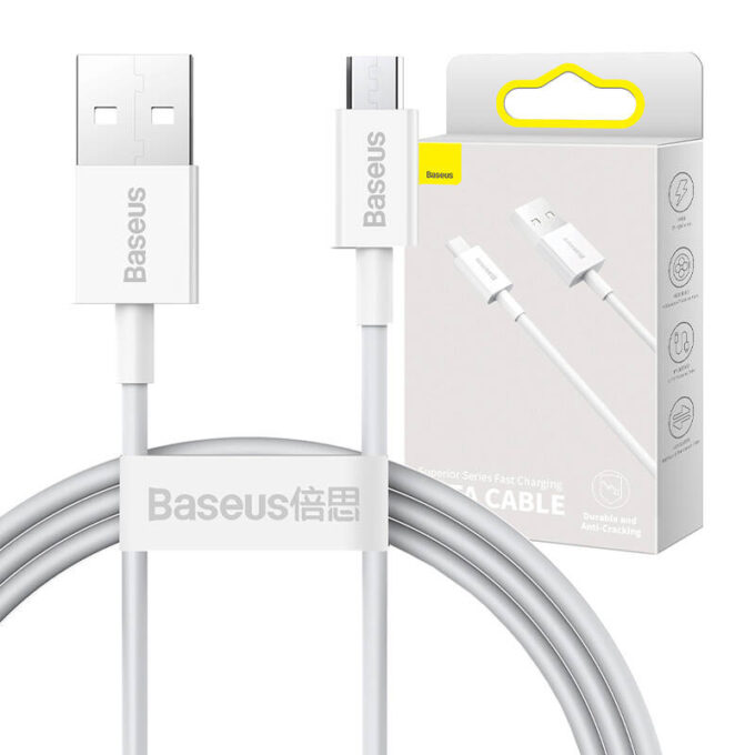 Кабел BASEUS USB-A - Micro USB, 1м, 2A Superior - Image 10