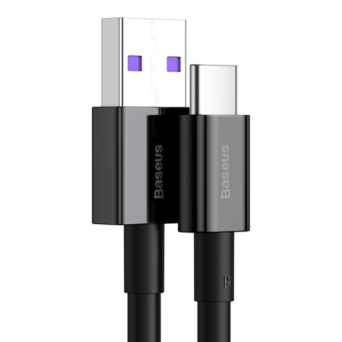Кабел BASEUS USB-A - Type-C, 1м, 66W, Superior S - Image 4