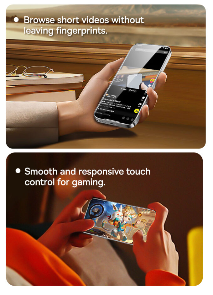 Стъклен протектор Baseus Corning Series HD за Apple iPhone 15 Pro, Easy-fix (P60012219201-02) - Image 6