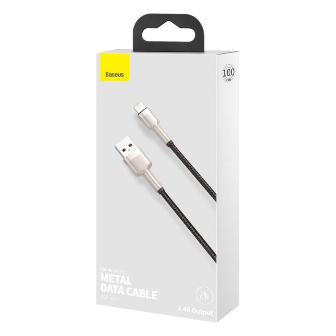 Кабел BASEUS USB-A - Lightning, 1м,2.4A, CAFULE - Image 16