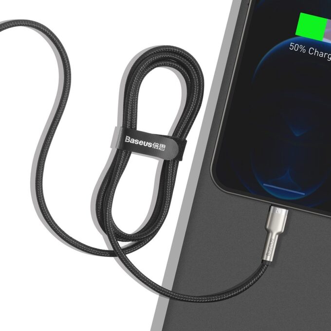 Кабел BASEUS USB-A - Lightning, 1м,2.4A, CAFULE - Image 10