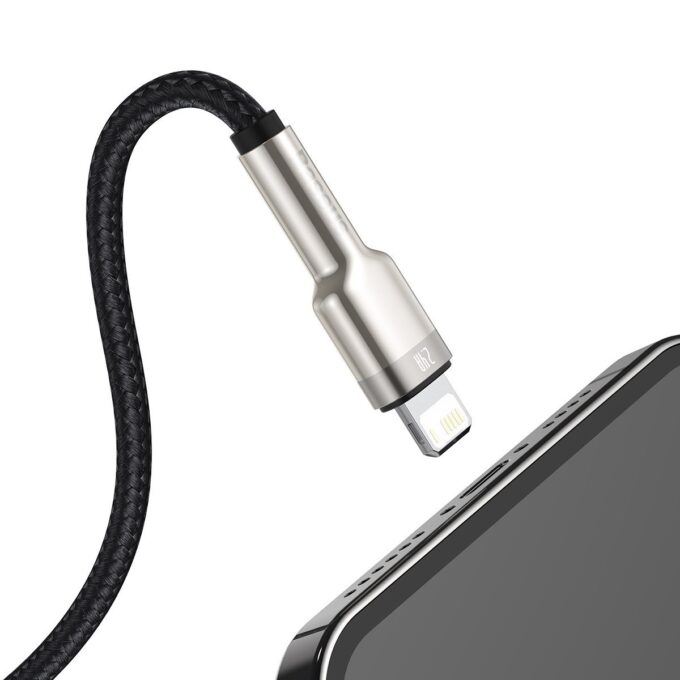 Кабел BASEUS USB-A - Lightning, 1м,2.4A, CAFULE - Image 11