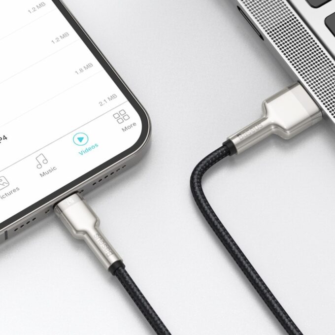 Кабел BASEUS USB-A - Lightning, 1м,2.4A, CAFULE - Image 9