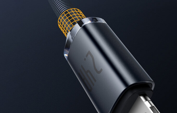 Кабел BASEUS USB-A - Lightning, 1.2м,2.4A, Crystal Shine - Image 8