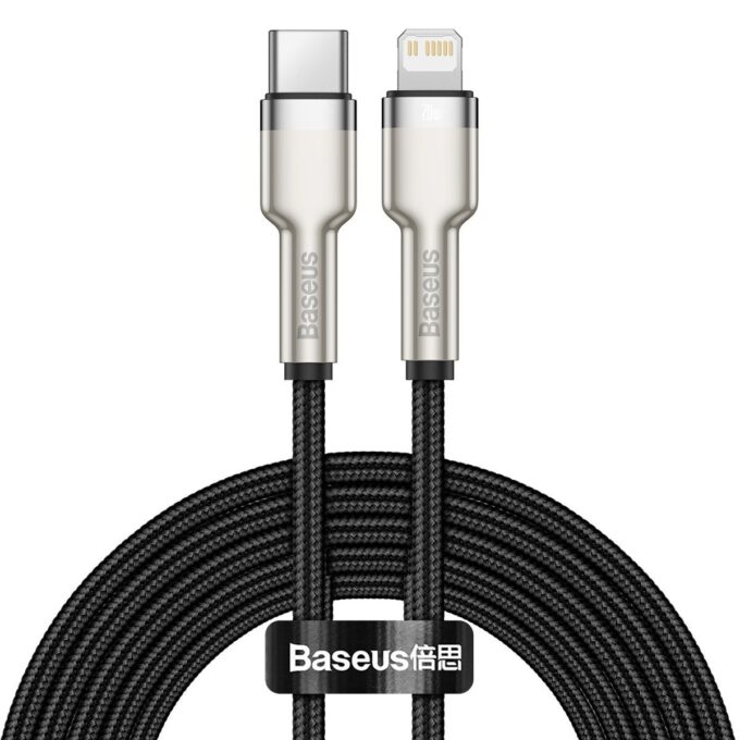 Кабел BASEUS Type-C - Lightning, 2м, 20W, CAFULE - Image 3