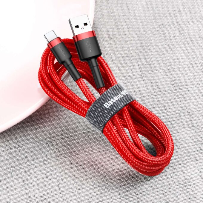 Кабел BASEUS USB-A - Type-C, 0.5м, 3A, CAFULE - Image 14