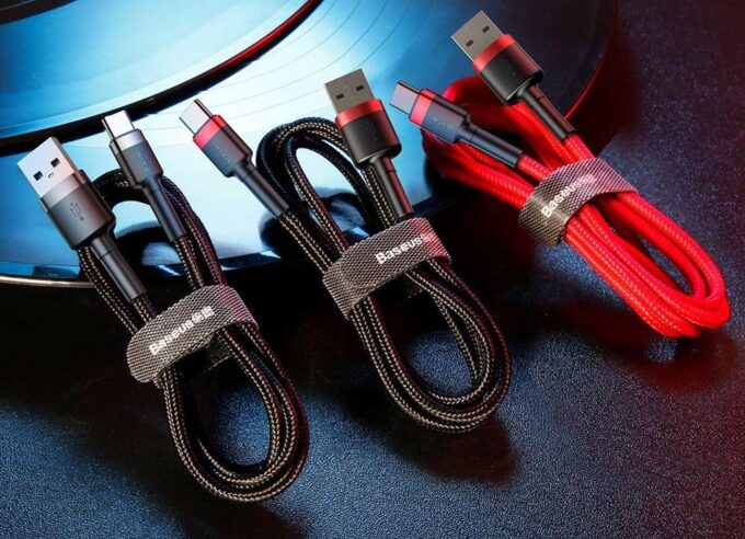 Кабел BASEUS USB-A - Type-C, 0.5м, 3A, CAFULE - Image 16