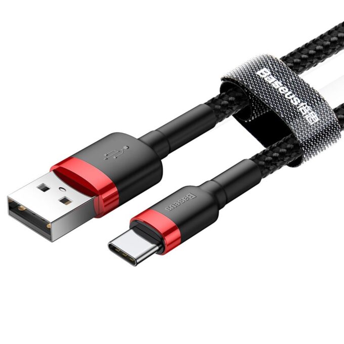 Кабел BASEUS USB-A - Type-C, 3м, 2A, CAFULE - Image 9