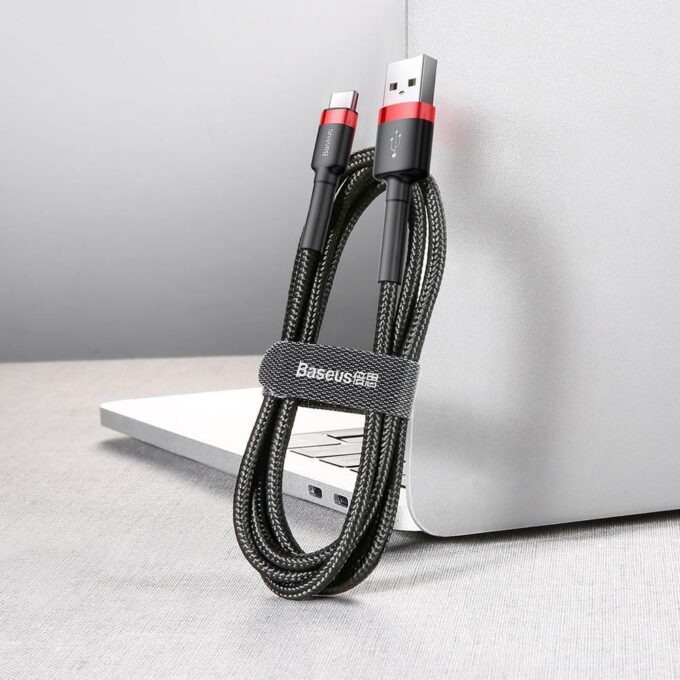 Кабел BASEUS USB-A - Type-C, 3м, 2A, CAFULE - Image 15