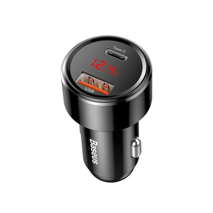 Зарядно за автомобил 12V BASEUS 45W, USB-A, USB-C Magic Series (CCMLC20C-01) - Image 2