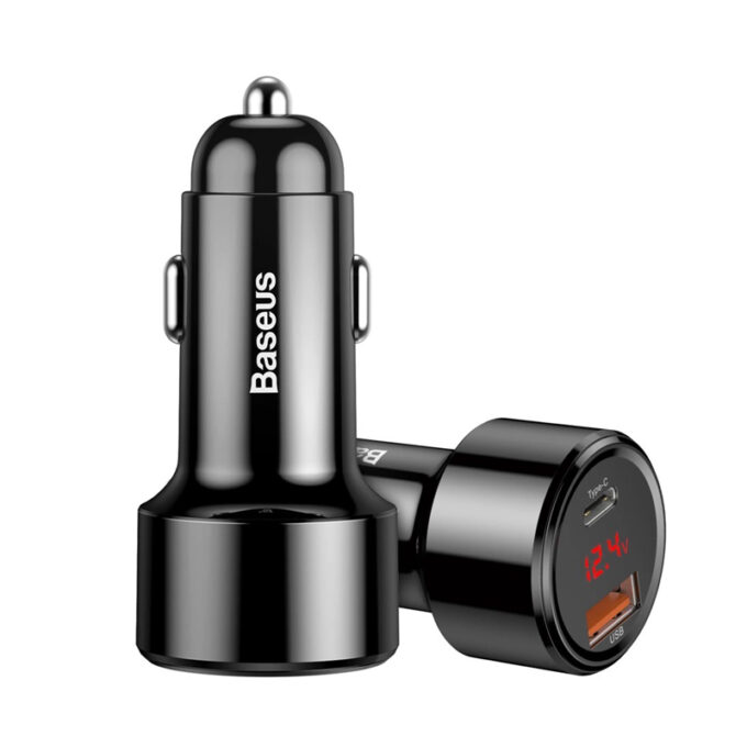 Зарядно за автомобил 12V BASEUS 45W, USB-A, USB-C Magic Series (CCMLC20C-01) - Image 3