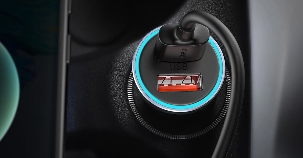Зарядно за автомобил 12V BASEUS 140W, USB-A, USB-C (CGZX070001)