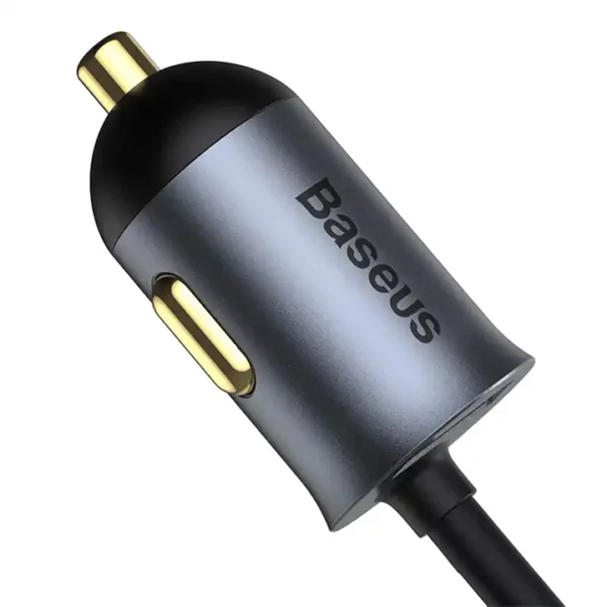 Зарядно за автомобил 12V BASEUS 120W, 3xUSB-A, USB-C, Share Together PPS multi-port (CCBT-B0G) - Image 3