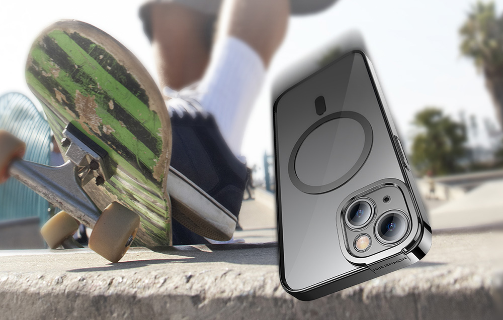 Калъф + стъклен протектор BASEUS Glitter MagSafe за Apple iPhone 14, SET