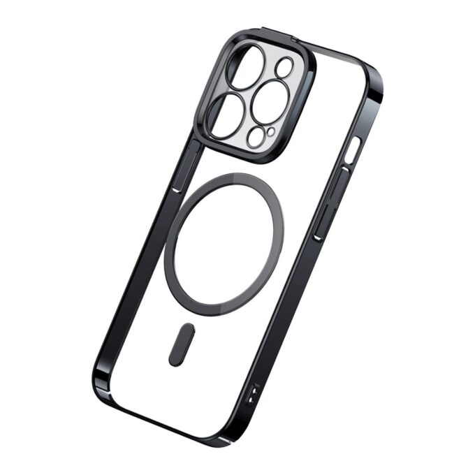 Калъф + стъклен протектор BASEUS Glitter MagSafe за Apple iPhone 14 Pro, SET - Image 3