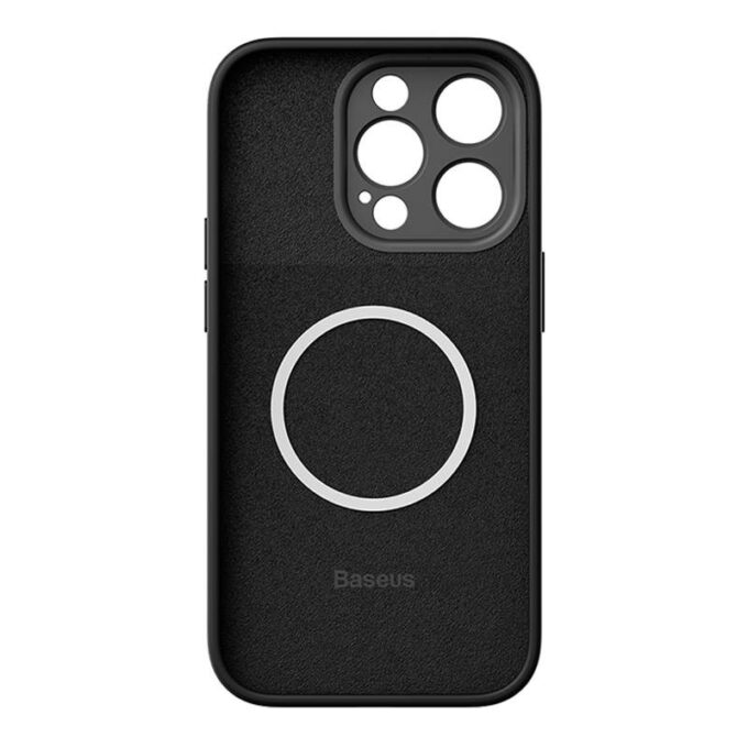 Калъф + стъклен протектор BASEUS Liquid Gel MagSafe за Apple iPhone 14 Pro, SET - Image 4