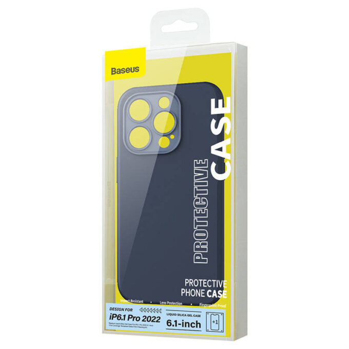 Калъф + стъклен протектор BASEUS Liquid Gel за Apple iPhone 14 Pro Max, SET (ARYT001903) - Image 5