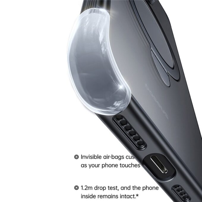 Калъф + стъклен протектор Baseus Sky Ring MagSafe за Apple iPhone 15 Pro - Image 7