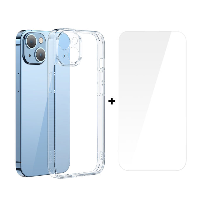 Калъф + стъклен протектор Baseus SuperCeramic Glass за Apple iPhone 14, SET (ARCJ000002)