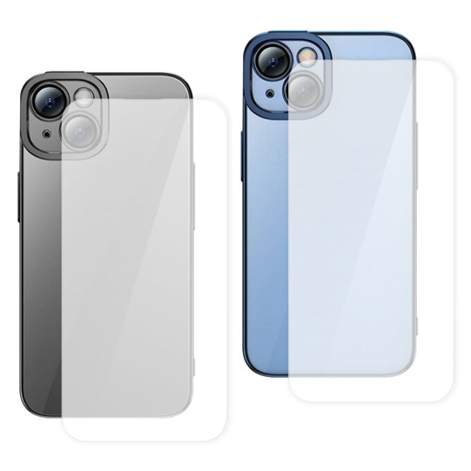 Калъф + стъклен протектор BASEUS Glitter за Apple iPhone 14 Plus, SET