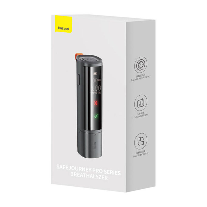 Дигитален дрегер за алкохол Baseus - Safe Journey Breathalyzer - (CRCX060014) - Image 7