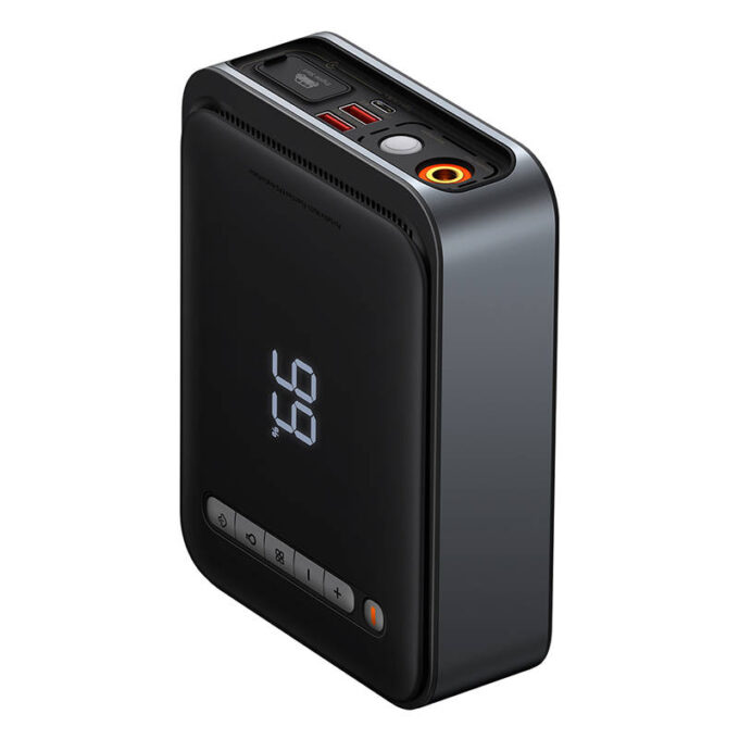 Стартер за автомобил + външна батерия + компресор Baseus - 8 000 mAh, 1000A + фенер (CGCN000001) - Image 4