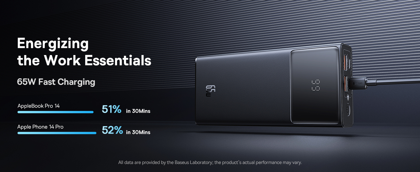 Бърза външна батерия за лаптоп