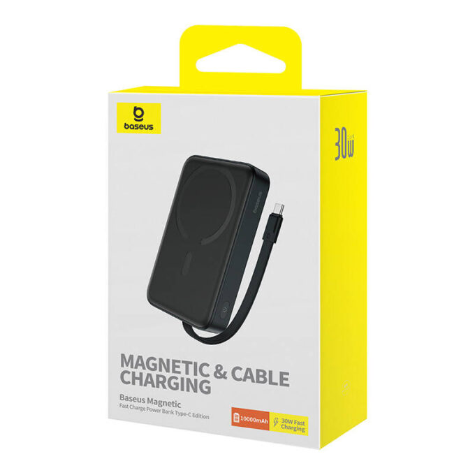 Безжична външна батерия Baseus Magnetic Mini, 10000mAh, 30W - Image 14