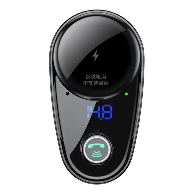 Трансмитер Baseus MP3 Wireless, 2xUSB-A, 12V сокет, T-typed Locomotive S-06 (CCHC000001) - Image 2
