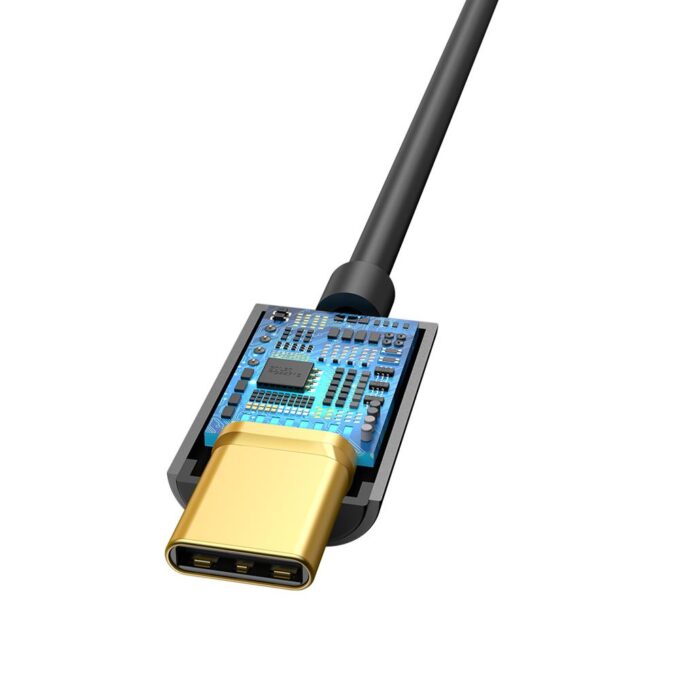 Преходник BASEUS Audio, Type-C към mini jack 3,5mm - Image 8