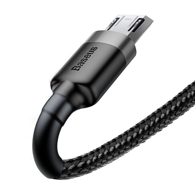 Кабел BASEUS USB-A - Micro USB, 1м, 2.4A CAFULE - Image 2