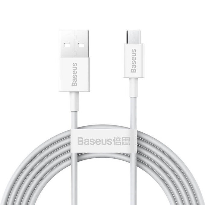 Кабел BASEUS USB-A - Micro USB, 2м, 2A Superior - Image 2