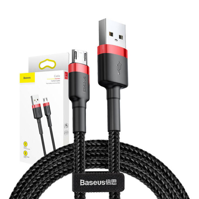 Кабел BASEUS USB-A - Micro USB, 2м, 1.5A CAFULE - Image 12