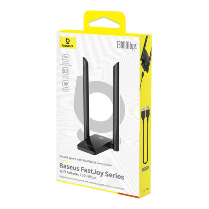 WiFi адаптер Baseus FastJoy Series 1300Mbps (B01317600111-05) - Image 10