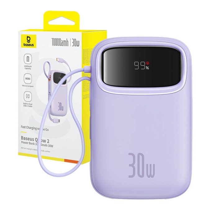 Външна батерия Baseus Qpow 2, 10000mAh, 30W - Image 31