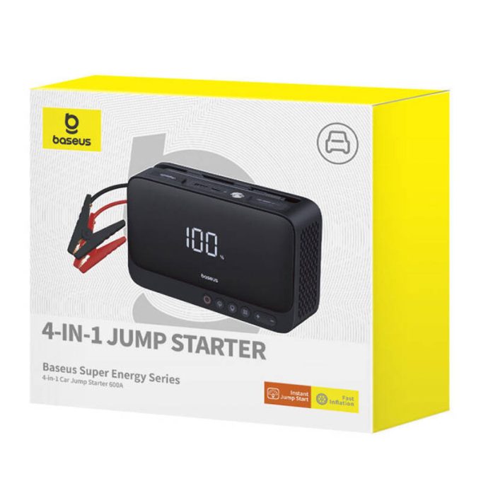 Стартер за автомобил Baseus Super Energy Series 4-in-1 - 600A (C00245902111-00) - Image 7