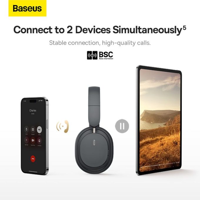 Bluetooth Слушалки Baseus HF Bowie D05, (A00024601113-00) - Image 12