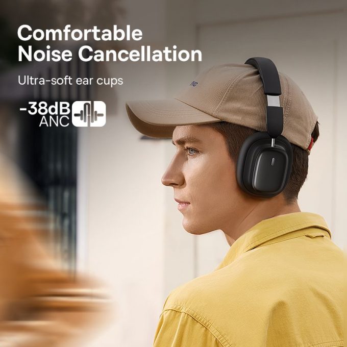Bluetooth Слушалки Baseus Bowie H1i ANC Wireless headphones - Image 15