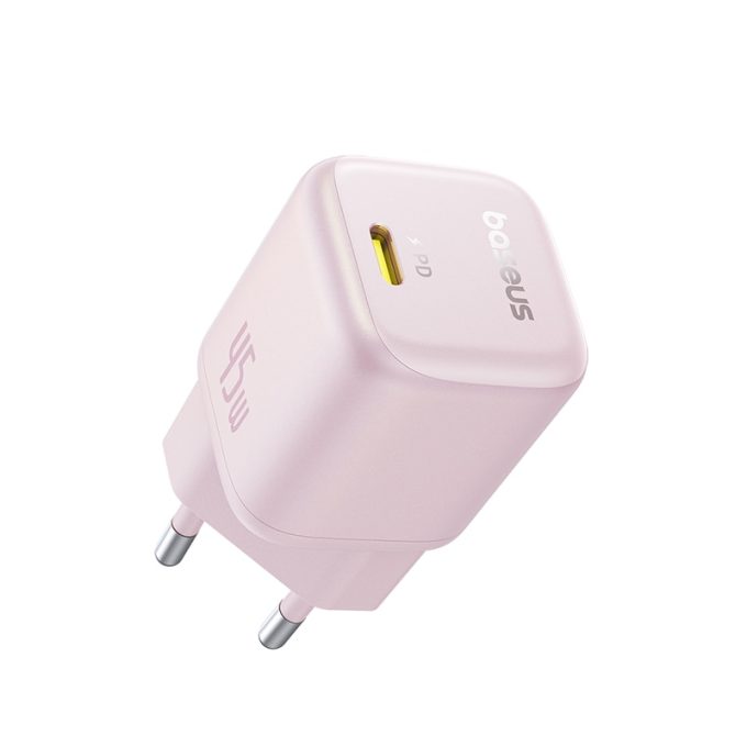 Зарядно устройство 220V BASEUS 45W, USB-C, PicoGo GaN - Image 2