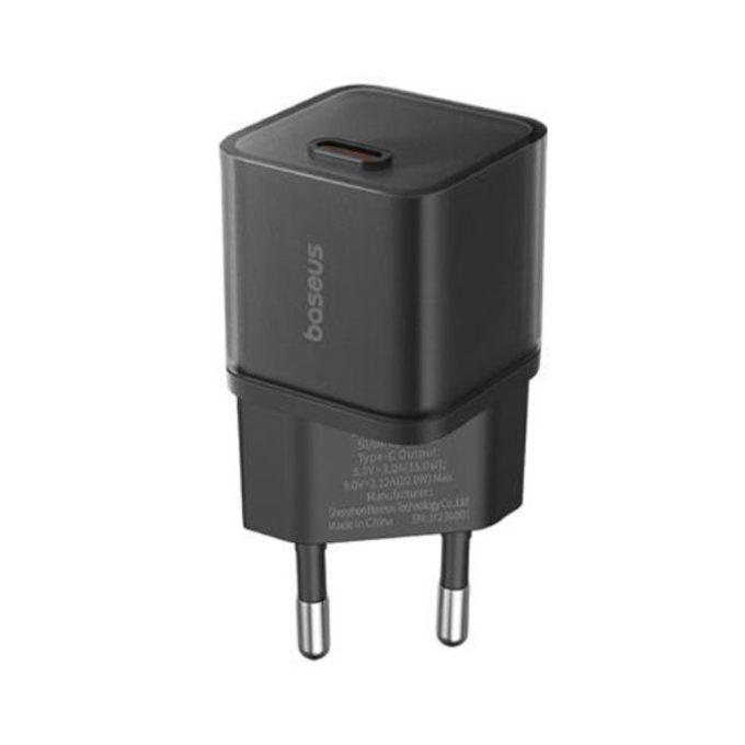 Зарядно устройство 220V Baseus 20W, USB-C, GaN5S - Image 2