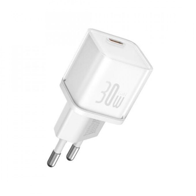 Зарядно устройство 220V Baseus 30W, USB-C, GaN5S