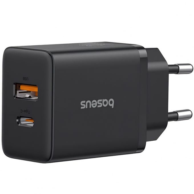 Зарядно устройство 220V Baseus 30W, USB-A, USB-C, Cube Pro - Image 4