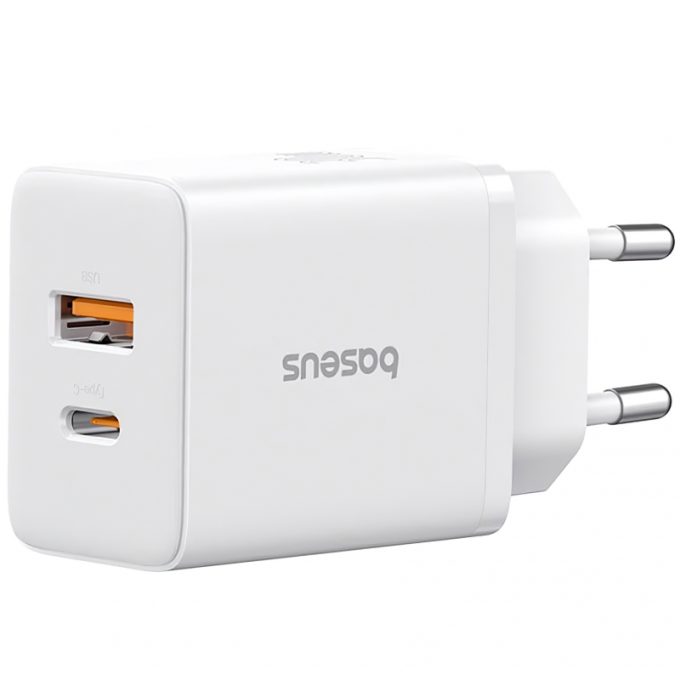Зарядно устройство 220V Baseus 30W, USB-A, USB-C, Cube Pro - Image 3