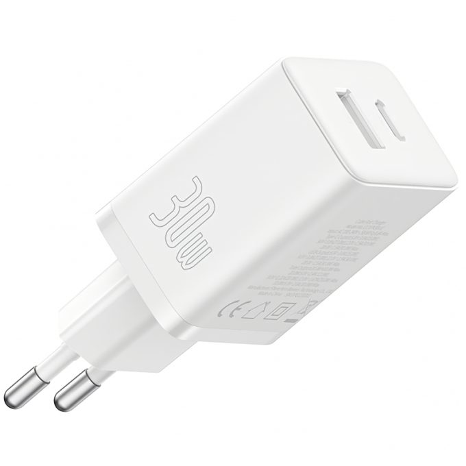 Зарядно устройство 220V Baseus 30W, USB-A, USB-C, Cube Pro - Image 5