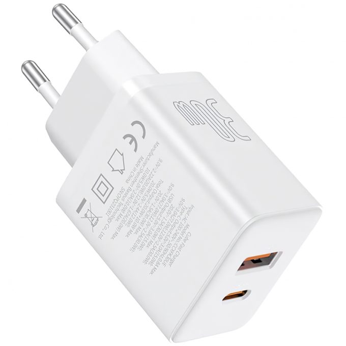 Зарядно устройство 220V Baseus 30W, USB-A, USB-C, Cube Pro - Image 9