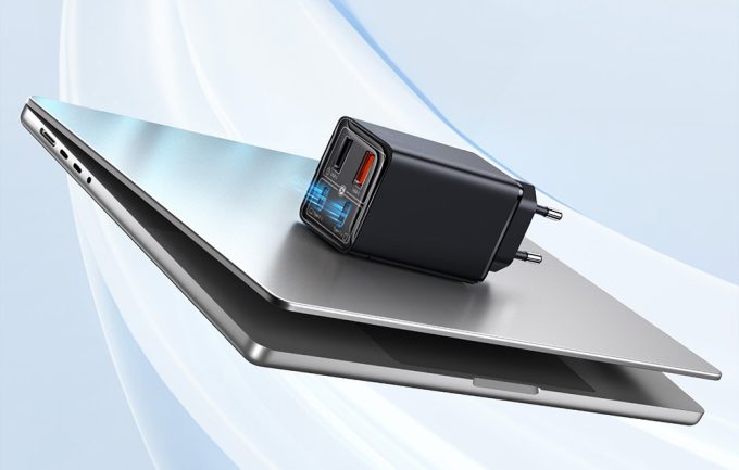 Зарядно устройство 220V BASEUS 65W, 2xUSB-A, 2xUSB-C, GaN6 Pro (P10162701113-00) - Image 7