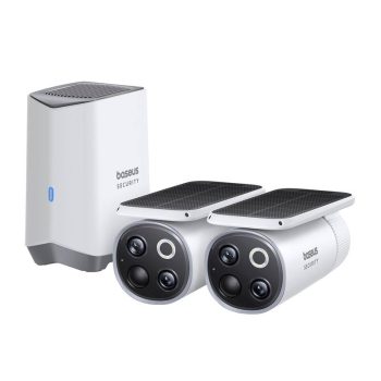 Интелигентна външна камера за видеонаблюдение Baseus Security S1 Pro Outdoor Dual Camera 3K - (S0TX002131) - 2 бр.