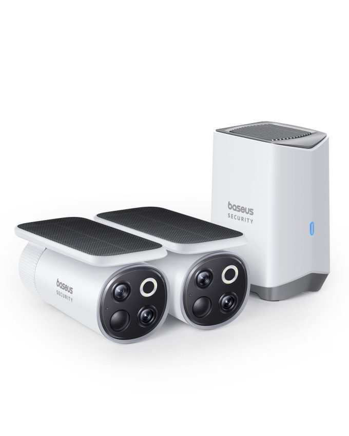 Интелигентна външна камера за видеонаблюдение Baseus Security S1 Pro Outdoor Dual Camera 3K - (S0TX002131) - 2 бр. - Image 2