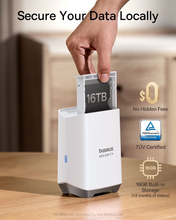 Интелигентна външна камера за видеонаблюдение Baseus Security S1 Pro Outdoor Dual Camera 3K - (S0TX002131) - 2 бр. - Image 6