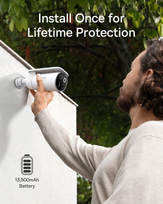 Интелигентна външна камера за видеонаблюдение Baseus Security S1 Pro Outdoor Dual Camera 3K - (S0TX002131) - 2 бр. - Image 7